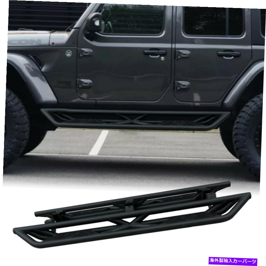 Nerf Bar Vijayは18-22ラングラーJL 4DOORSスチールサイドステップランニングボードNERFバー Vijay fits 18-22 Wrangler JL 4doors Steel Side Steps Running Boards Nerf Bar【並行輸入品】｜Us Custom Parts Shop USDM