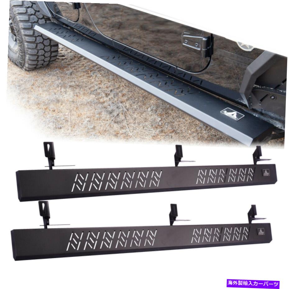 Nerf Bar ランニングボードNERFバーサイドステップフィット2019 2020 2021ジープグラディエーターJT 4ドア Running Boards Nerf Bars Side Step Fit 2019 2020 2021 Jeep Gladiator JT 4-Door【並行輸入品】