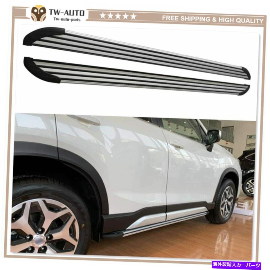 Nerf Bar ボードを実行するサイドステップnerf bar fit for subaru forester 2019 2020 2021 2022 Side Steps Running Board Nerf Bar Fits for Subaru Forester 2019 2020 2021 2022【並行輸入品】｜Us Custom Parts Shop USDM