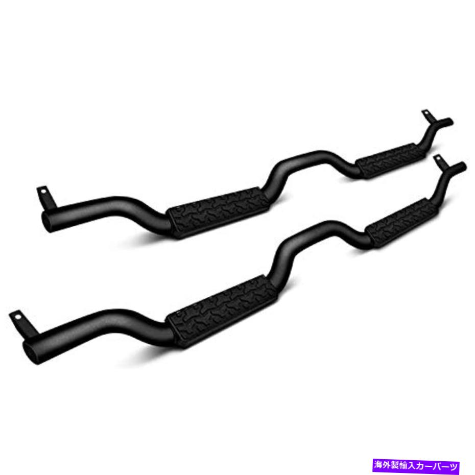 Nerf Bar 2007-2018のランページジープラングラー(JK)無制限のサイドバードロップステップスリムライン - Rampage for 2007-2018 Jeep Wrangler(JK) Unlimited Side Bar Drop Step Slimline -【並行輸入品】|Us Custom Parts Shop USDM