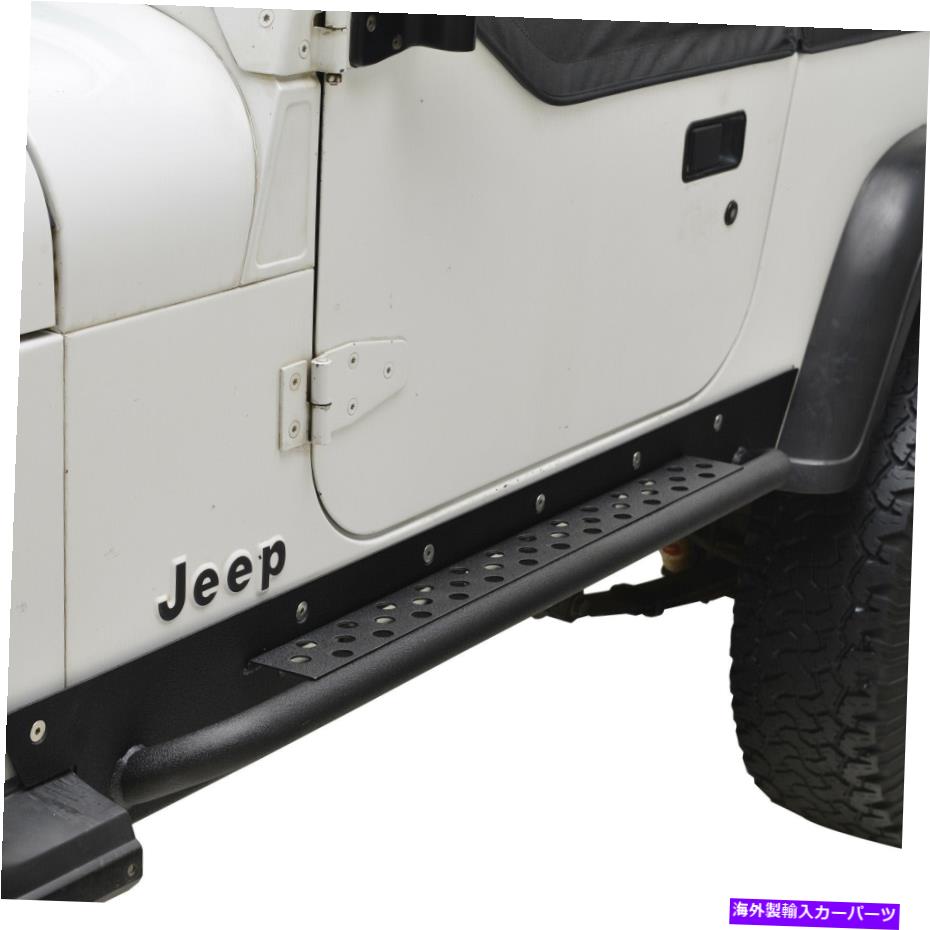 Nerf Bar パラマウントロックスライダーロッカーガードネルフバーステップ87-95ジープラングラーYJにフィット Paramount Rock Slider Rocker Guard Nerf Bar Step Fit for 87-95 Jeep Wrangler YJ【並行輸入品】