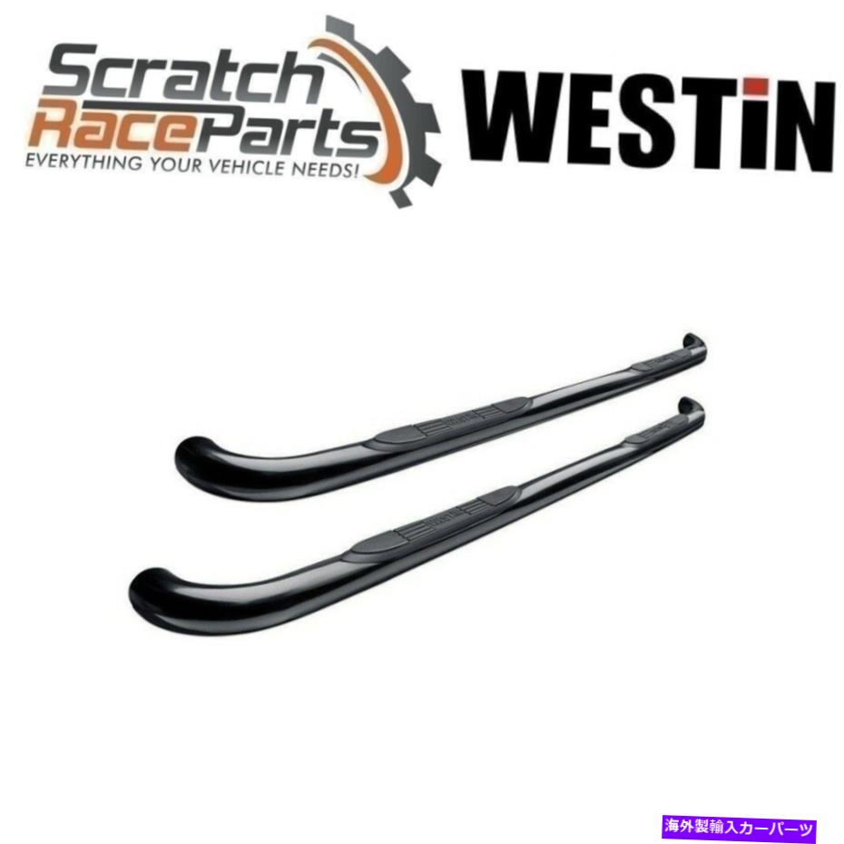 Nerf Bar ウェスティンナーフバー3 "ラウンドブラックパウダーコーティングフィット04-06トヨタタンドラEシリーズ Westin Nerf Bars 3" Round Black Powder Coated Fits 04-06 Toyota Tundra E-Series【並行輸入品】｜Us Custom Parts Shop USDM