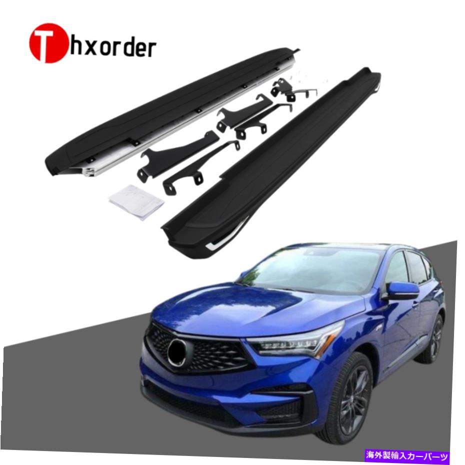 Nerf Bar Acura RDX 2019 2020 2021ランニングボードNERFバーに適合するサイドステップ Side Steps Fit for Acura RDX 2019 2020 2021 Running Board Nerf Bar【並行輸入品】