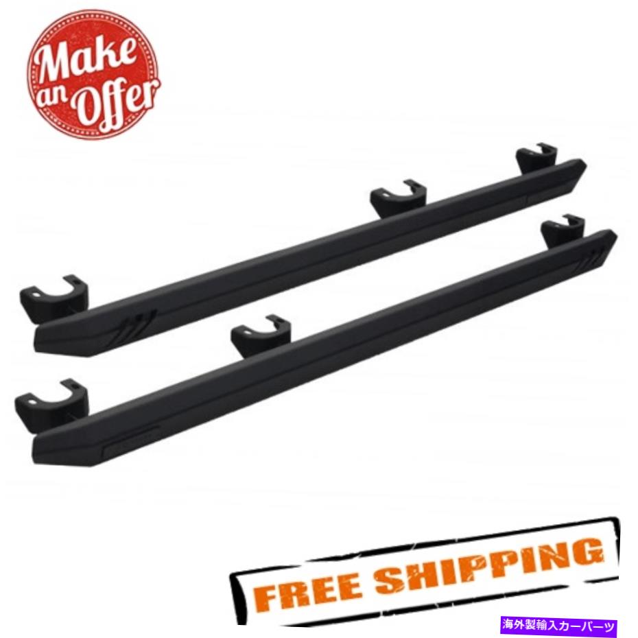 Nerf Bar ランパージ26410030 2018-2020のブラックロックレールナーフバージープラングラーJL 2ドア Rampage 26410030 Black Rock Rail Nerf Bars for 2018-2020 Jeep Wrangler JL 2-Door【並行輸入品】｜Us Custom Parts Shop USDM