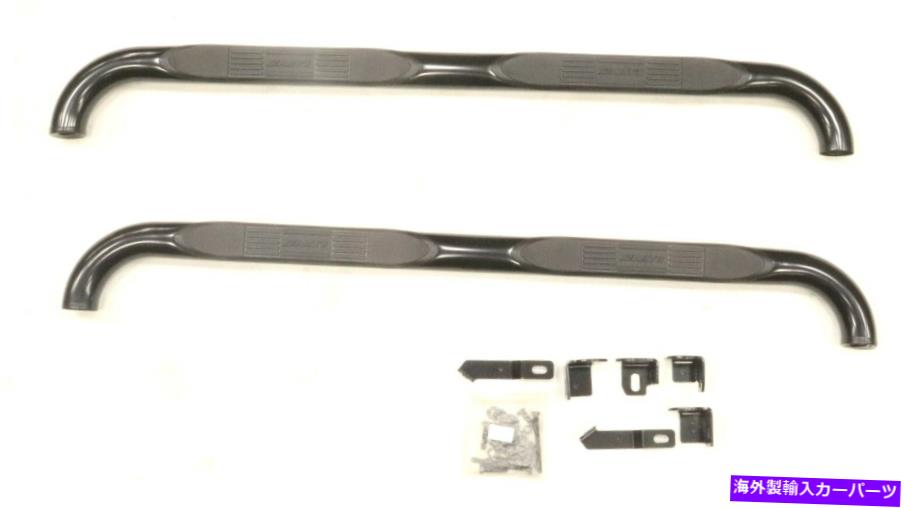 Nerf Bar ニューランドブラック3 "ラウンドナーフステップバー23066333コロラドキャニオンエクステブ2004-12 NEW Lund Black 3" Round Nerf Step Bars 23066333 Colorado Canyon Ext Cab 2004-12【並行輸入品】｜Us Custom Parts Shop USDM
