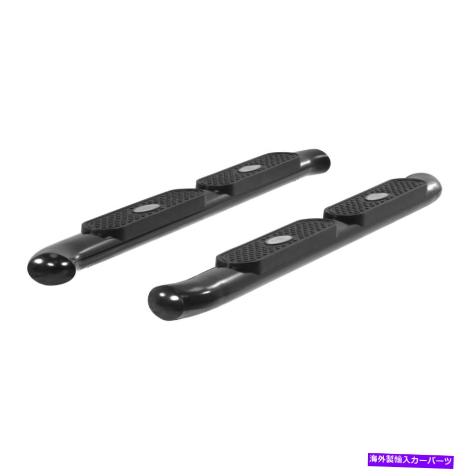Nerf Bar 牡羊座4インチブラックオーバルナーフバー2015-22フォードF-150スーパークルーキャブのサイドステップ Aries 4in Black Oval Nerf Bars Side Steps for 2015-22 Ford F-150 SuperCrew Cab【並行輸入品】