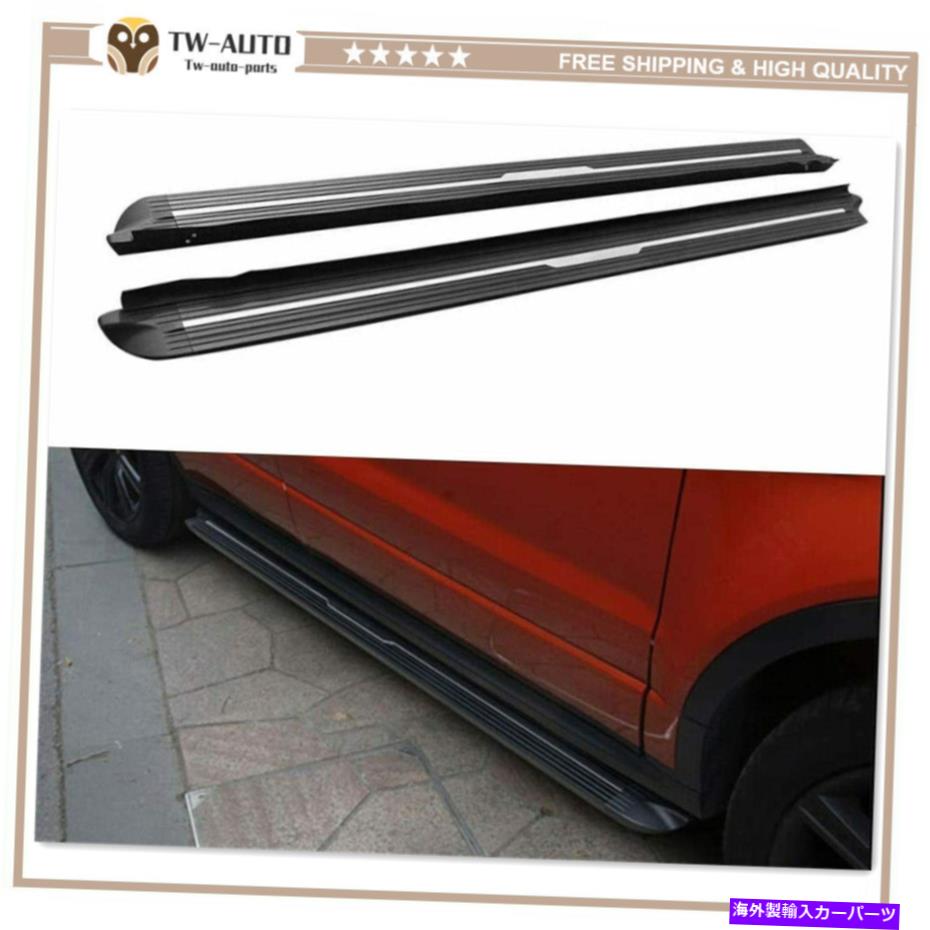 Nerf Bar レンジローバーエヴォークL358 2011-2019サイドステップナーフバーランニングボードに適した2PC 2Pcs Fit for Range Rover Evoque L358 2011-2019 Side Step Nerf Bar Running Board【並行輸入品】