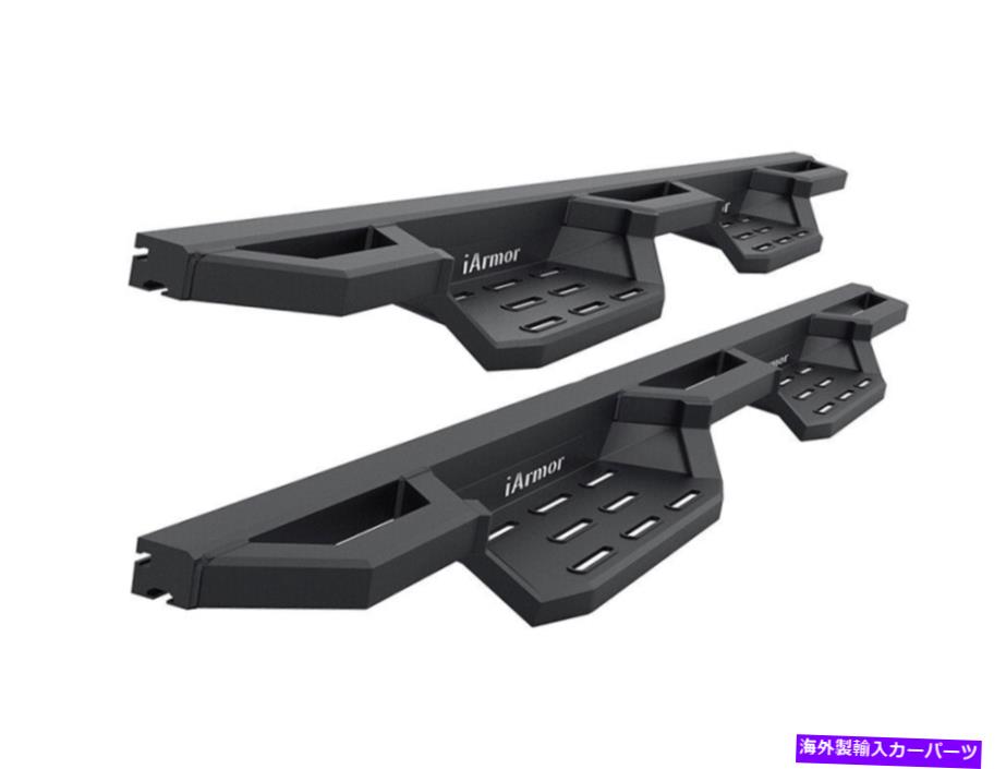 Nerf Bar IARMORアルミニウムドロップステップアーマーフィット05-22タコマ拡張アクセスキャブ iArmor Aluminum Drop Steps Armor Fit 05-22 Tacoma Extended Access Cab【並行輸入品】