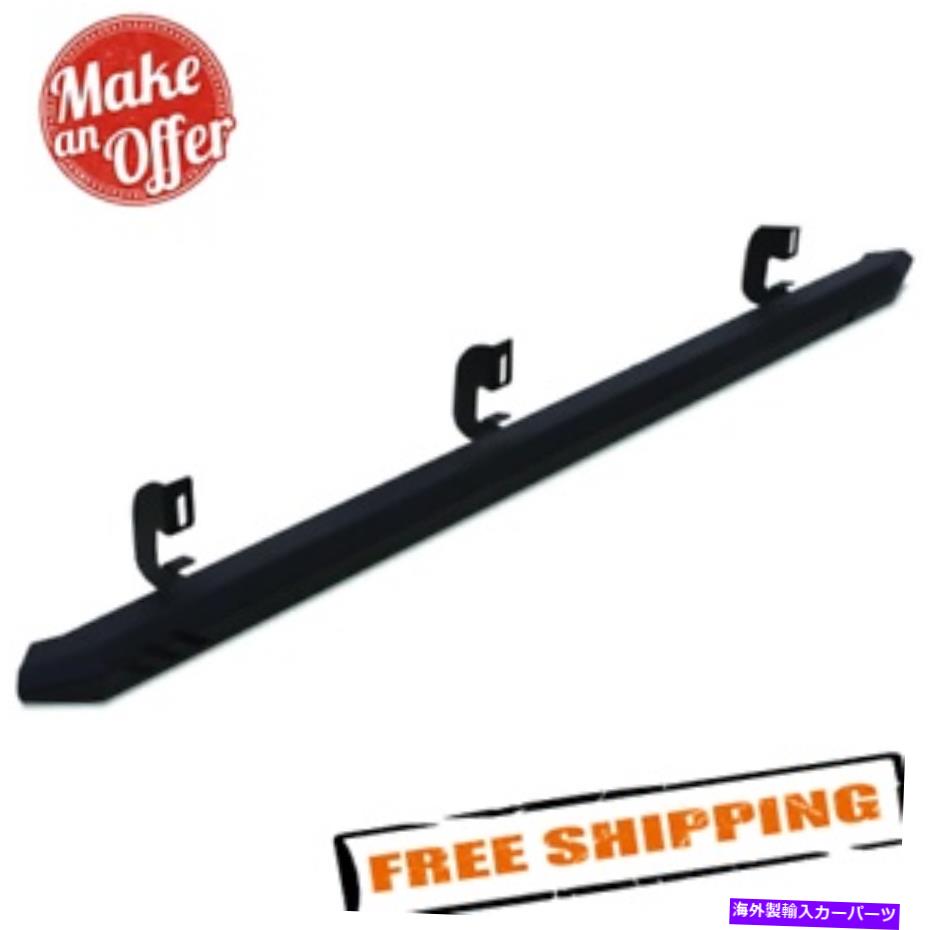 Nerf Bar Lund 26410019 2007-2018のブラックスチールロックレールジープラングラーJK 4ドア Lund 26410019 Black Steel Rock Rails for 2007-2018 Jeep Wrangler JK 4-Door【並行輸入品】