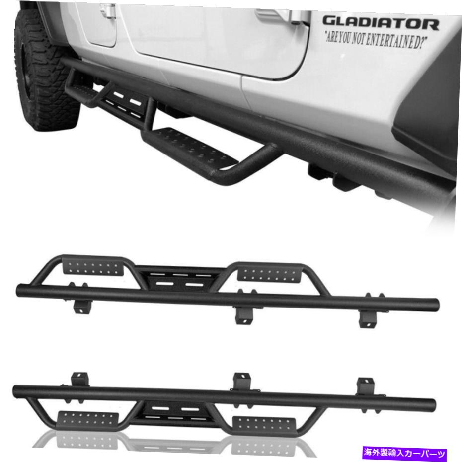 Nerf Bar トラックスチールサイドステップジープグラディエーターJT 20-22用のランニングボード Truck Steel Side Steps Nerf Bar Rails Running Boards for Jeep Gladiator JT 20-22【並行輸入品】｜Us Custom Parts Shop USDM