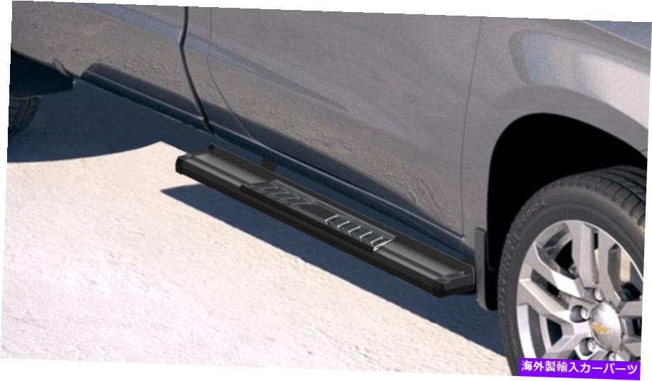 Nerf Bar HDライドOEスタイルブラックナーフバーフィット19-22シルバラードシエラレギュラーキャブ HD Ridez OE Style Black Nerf Bars Fit 19-22 Silverado Sierra Regular Cab【並行輸入品】