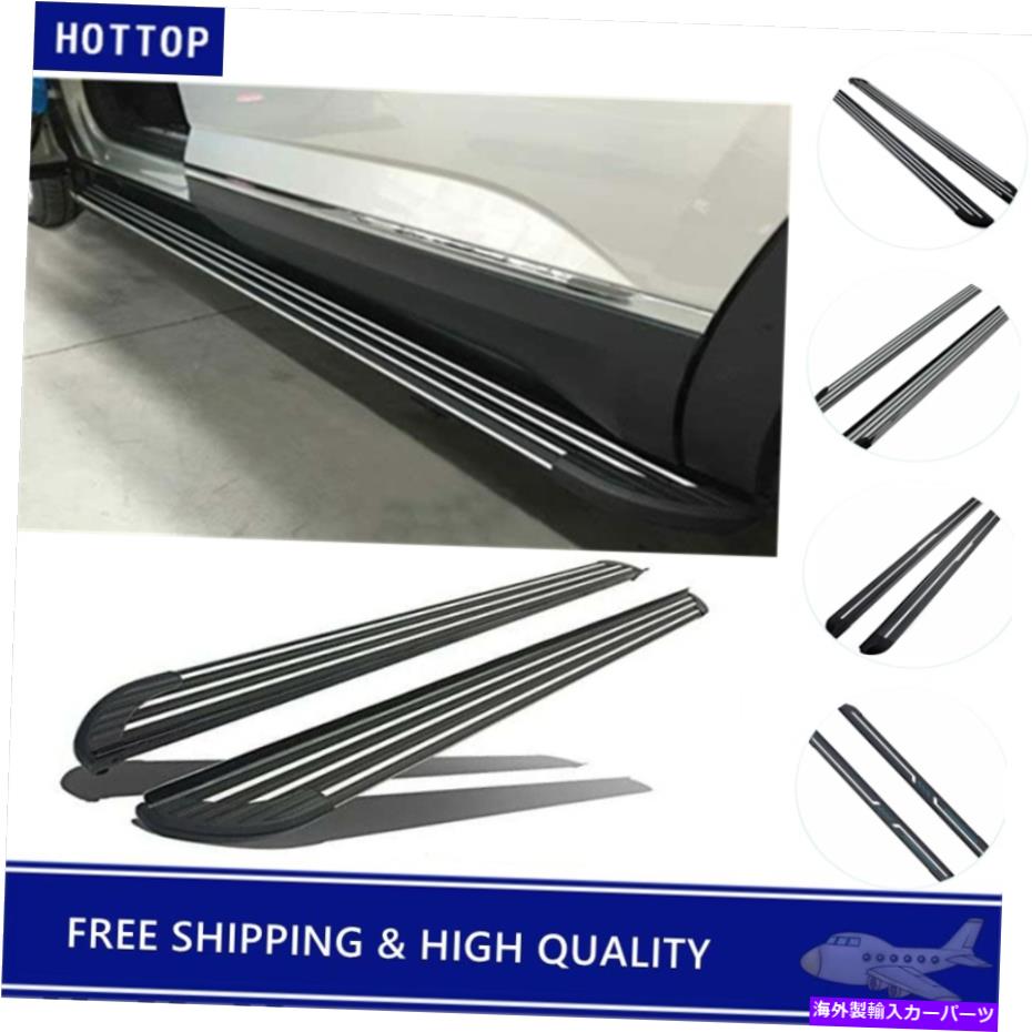Nerf Bar シボレーに適した2PCはシボレーequinox 2018-2023サイドステップランニングボードnerf bar 2Pcs Fit for Chevrolet Chevy Equinox 2018-2023 Side Step Running Board Nerf Bar【並行輸入品】