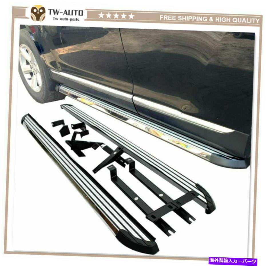Nerf Bar 2pサイドステップランニングボードNERFバーフィットトヨタハイランダークルーガー2014-2019 2P Side Step Running Board Nerf Bar Fits for Toyota Highlander Kluger 2014-2019【並行輸入品】