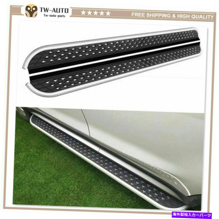 Nerf Bar ジープグランドチェロキー2011-2021サイドステップランニングボードNERFバーに適した2PC 2Pcs Fit for Jeep Grand Cherokee 2011-2021 Side Step Running Board Nerf Bar【並行輸入品】