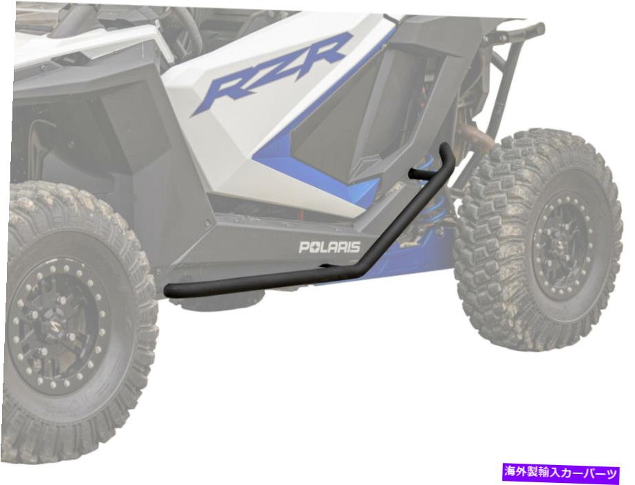 Nerf Bar Polaris RZR Pro XP（2020+）のSuperATVロックスライディングナーフバー SuperATV Rock Sliding Nerf Bars for Polaris RZR PRO XP (2020+) - Wrinkle Black【並行輸入品】
