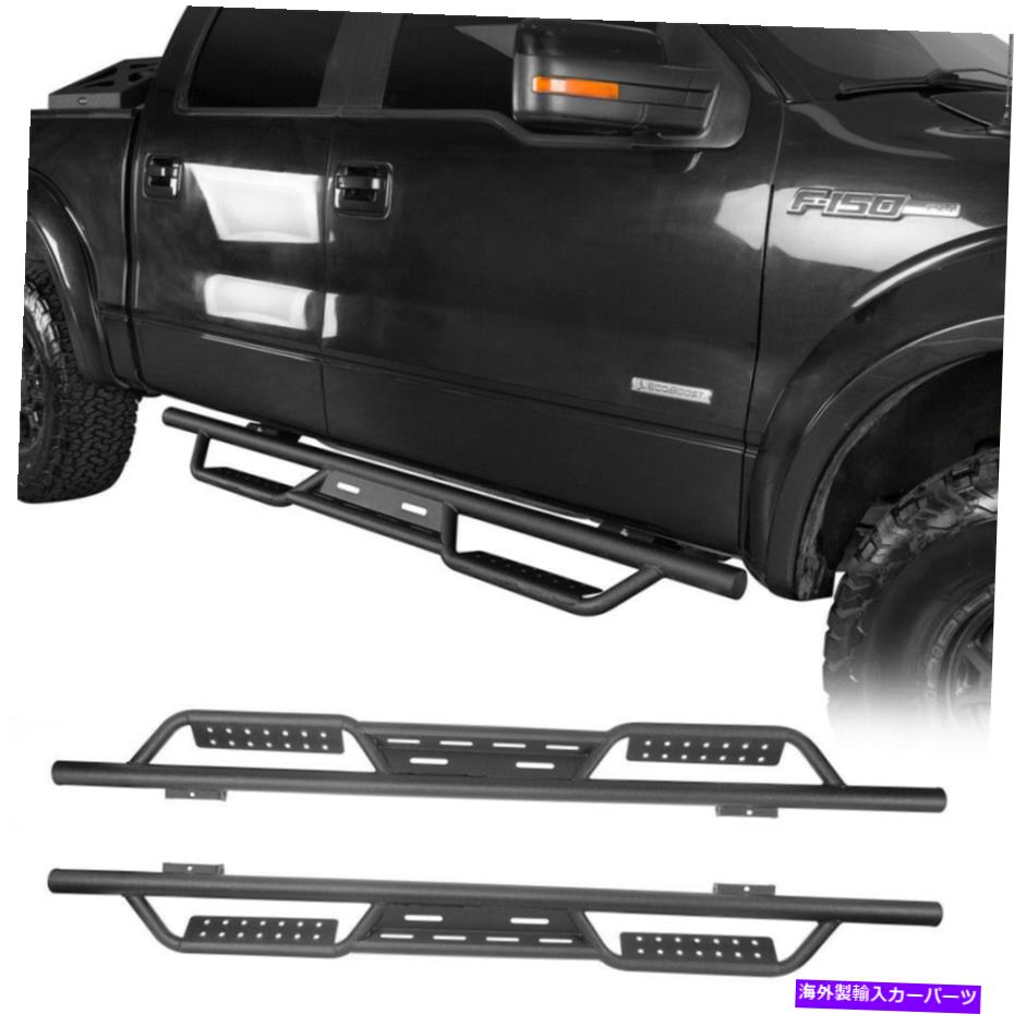 Nerf Bar 2xパウダーコートサイドステップナーフバーランニングボードフィットフォードF-150 09-14スーパークルー 2x Powder Coat Side Step Nerf Bar Running Board fit Ford F-150 09-14 SuperCrew【並行輸入品】|Us Custom Parts Shop USDM