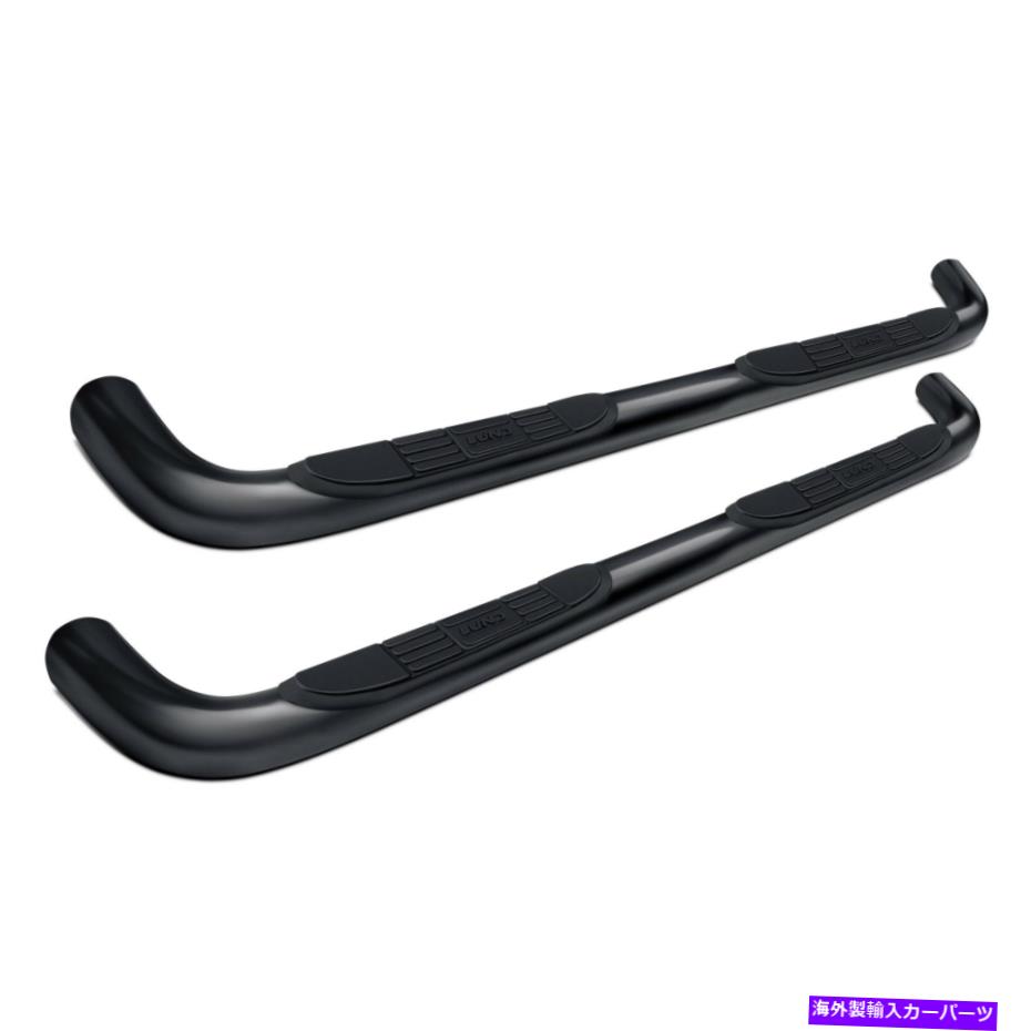 Nerf Bar トヨタツンドラ07-21ランド22595801 3 "キャブの長さブラックラウンドベントチューブステップ For Toyota Tundra 07-21 Lund 22595801 3" Cab Length Black Round Bent Tube Steps【並行輸入品】|Us Custom Parts Shop USDM