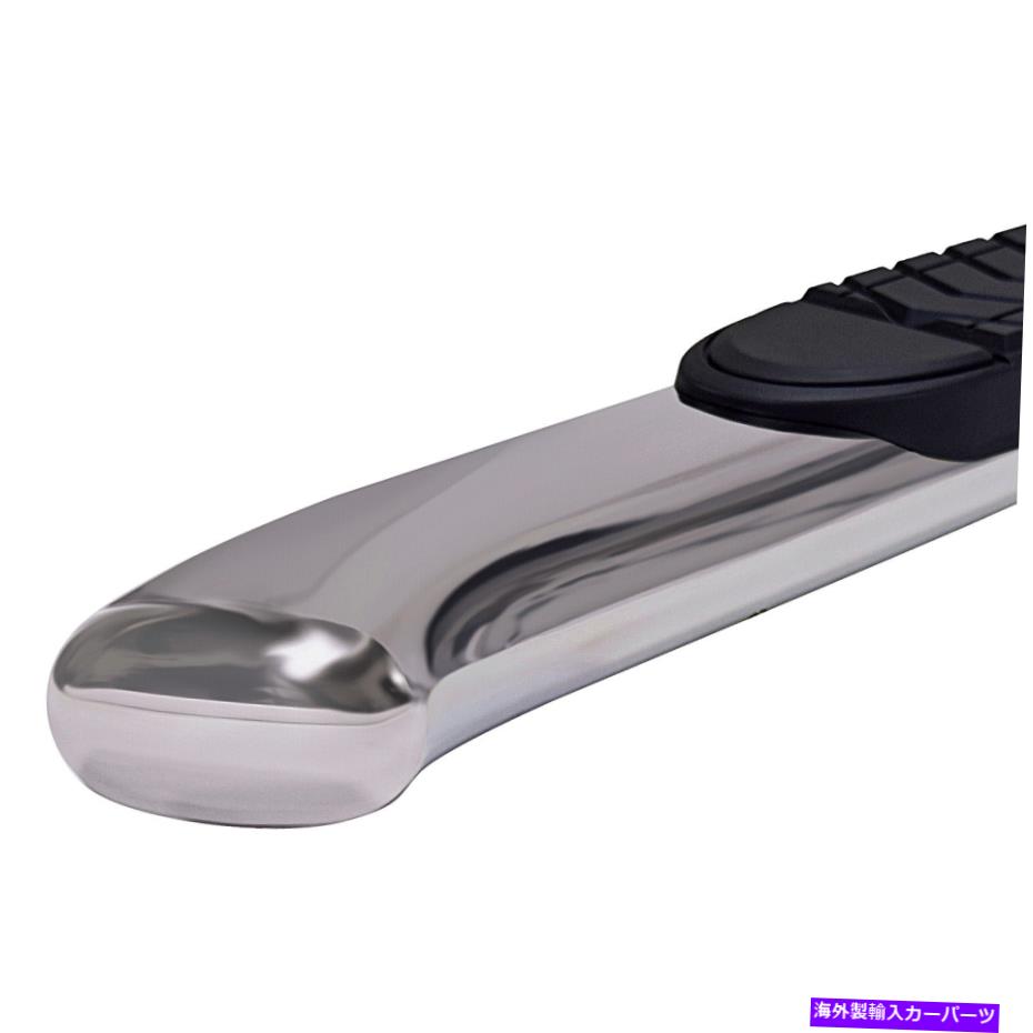Nerf Bar TrailFX A7092S NERF BARは、表面ステップで研磨されています TrailFX A7092S Nerf Bar Polished With Surface Steps【並行輸入品】