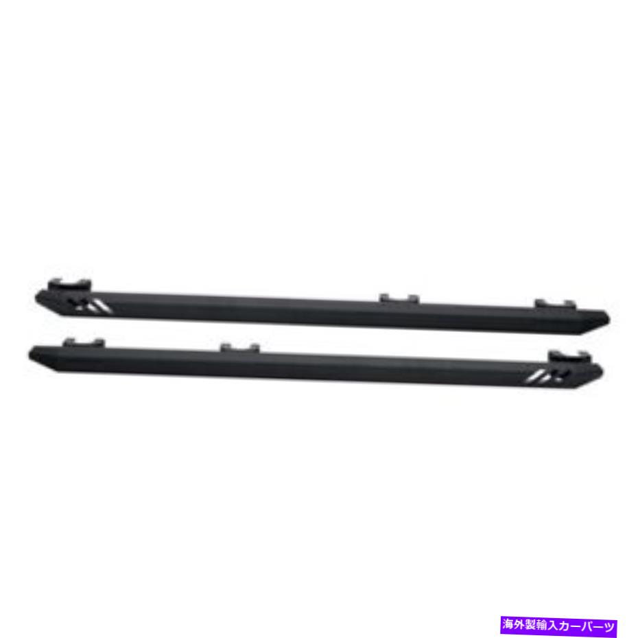 Nerf Bar Rampage 26410030 Rock Rail Nerf Bar; 18-20ジープラングラーのブラック2PC Rampage 26410030 Rock Rail Nerf Bar; Black 2pc For 18-20 Jeep Wrangler【並行輸入品】