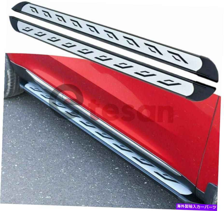 Nerf Bar 2PCSアルミニウムドアサイドステップNERFバーランニングボードACURA MDX 2014-2020にフィット 2Pcs Aluminum Door Side Step Nerf Bar Running Board Fit for Acura MDX 2014-2020【並行輸入品】