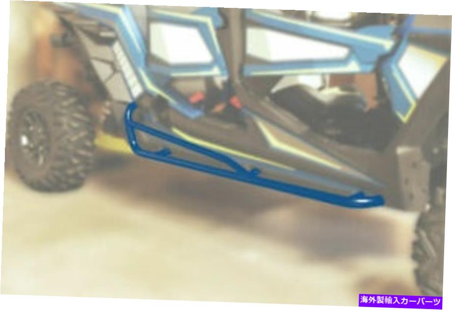 Nerf Bar ポラリスRZR 4シート0530-1428用のムースレーシングブルーナーフバー Moose Racing Blue Nerf Bars For Polaris RZR 4 Seat 0530-1428【並行輸入品】 111,100円