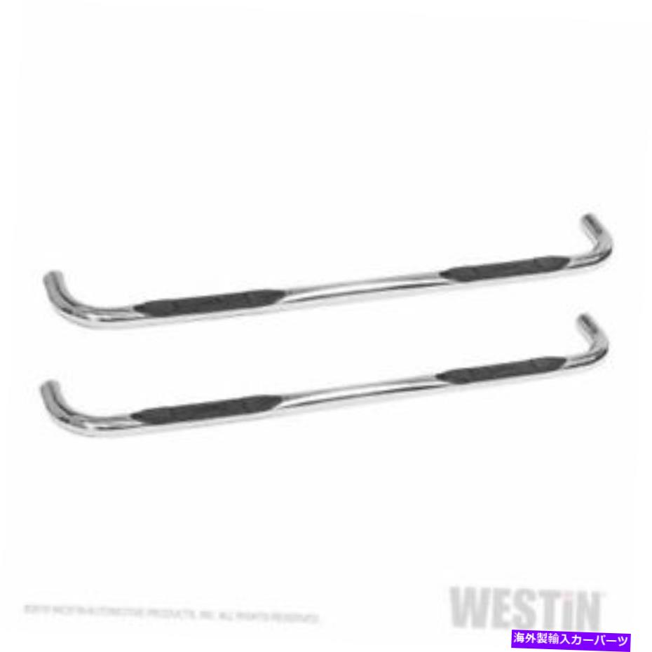 Nerf Bar Westin 23-4080 E-Series 3ラウンドナーフステップバーデュアルステップパッド磨きss new Westin 23-4080 E-Series 3 Round Nerf Step Bars Dual Step Pad Polished SS NEW【並行輸入品】｜Us Custom Parts Shop USDM