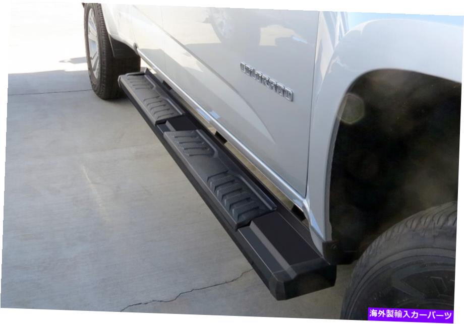 Nerf Bar ブラックボードナーフバーは15-22シボレーコロラドGMCキャニオンエクステンデッドキャブ Black Board Nerf Bars Fit 15-22 Chevy Colorado GMC Canyon Extended Cab【並行輸入品】|Us Custom Parts Shop USDM