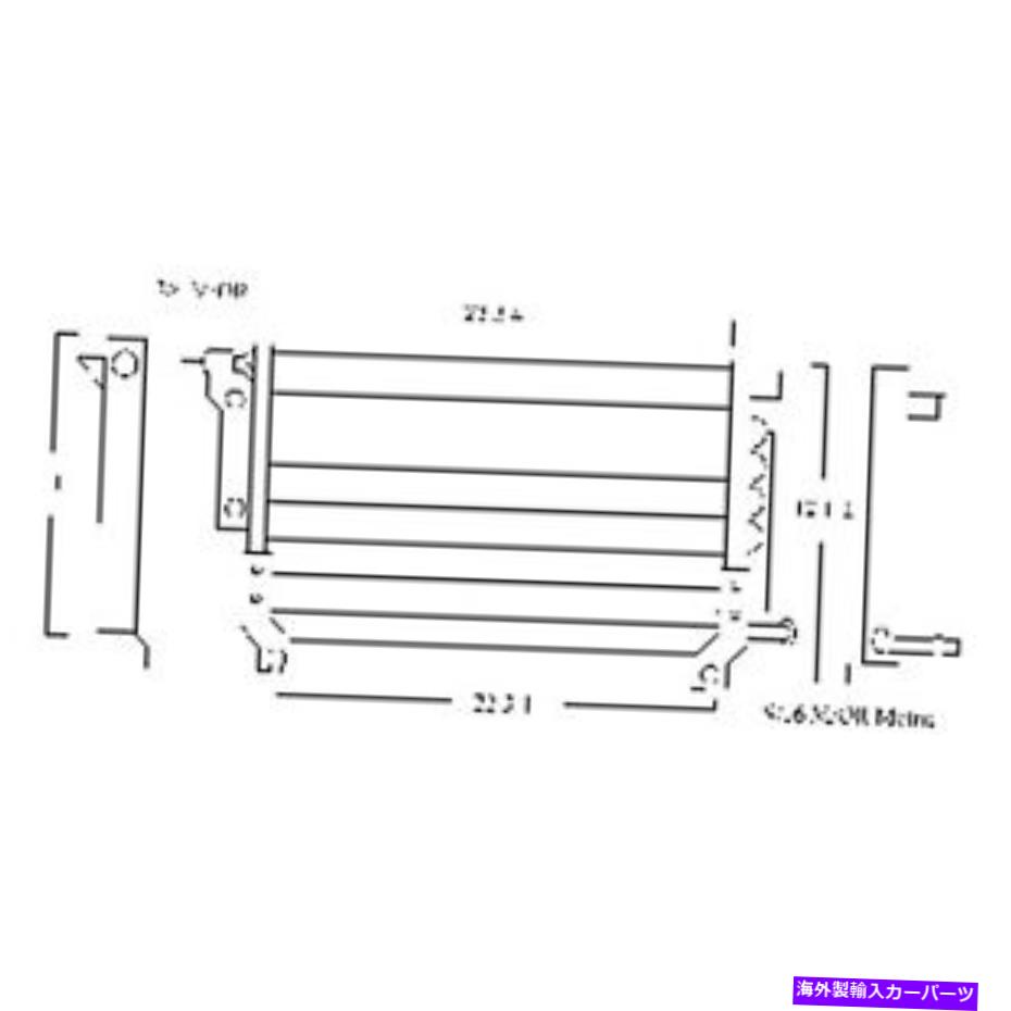 コンデンサー CNDDPI3275新しい交換A/Cコンデンサーフィット2002-2009 SAAB 9-5 CNDDPI3275 New Replacement A/C Condenser Fits 2002-2009 Saab 9-5【並行輸入品】