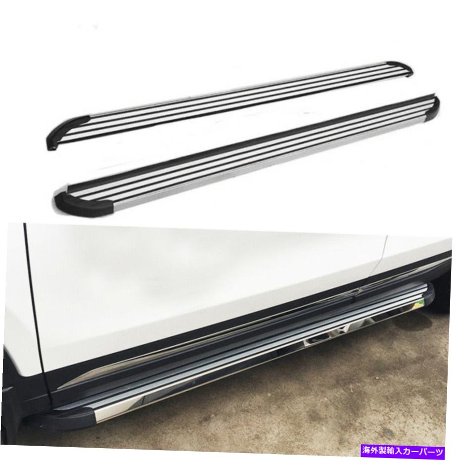 Nerf Bar 2pcsランニングボードサイドステップナーフバーはヒュンダイパリセード2020 2021に適合します 2PCS Running Boards Side Step Nerf Bars fits for Hyundai Palisade 2020 2021【並行輸入品】