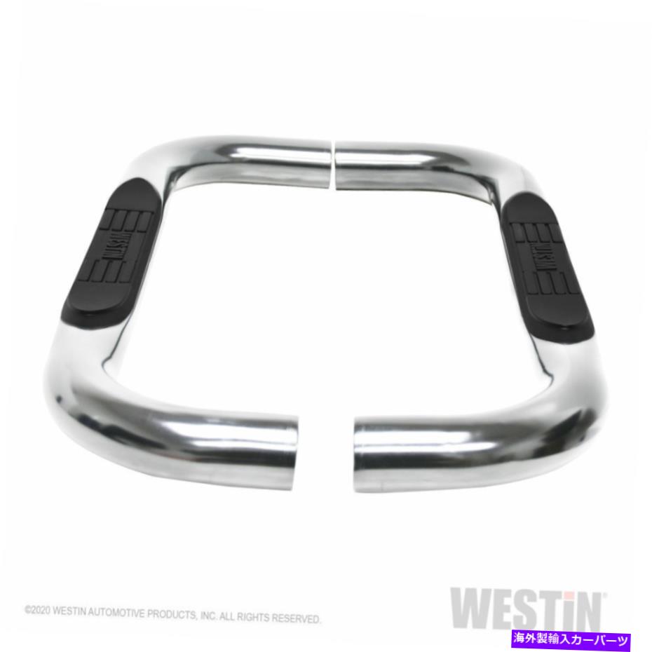 Nerf Bar 2019-2020シルバラード /シエラ1500のウェスティンステンレスeシリーズ3ナーフステップバー Westin Stainless E-Series 3 Nerf Step Bars for 2019-2020 Silverado / Sierra 1500【並行輸入品】