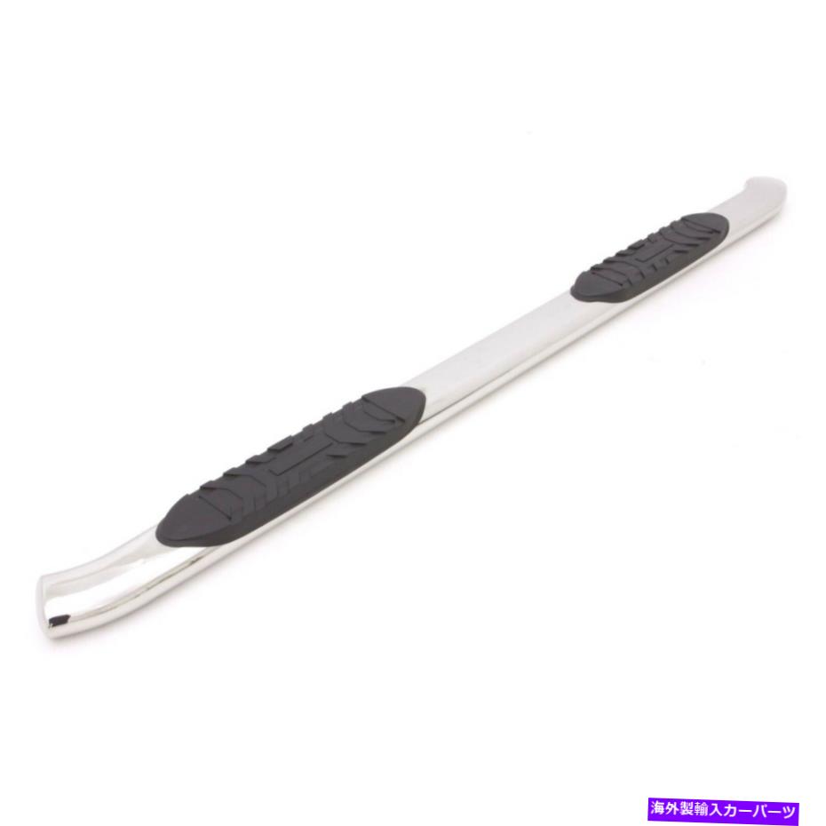 Nerf Bar Lund 23782092シルバラード用の曲線楕円形の磨き磨き Lund 23782092 Curved Oval Polished Slvr Stnless Steel Nerf Bar for Silverado【並行輸入品】