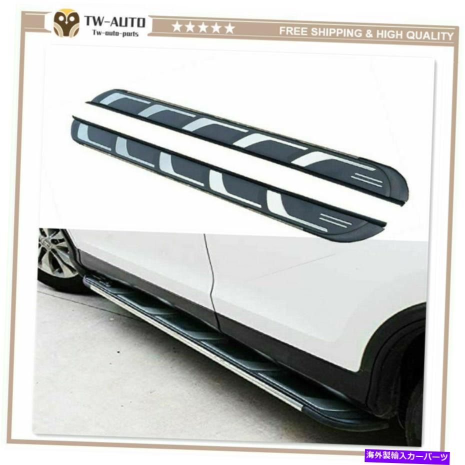 Nerf Bar シボレーシボレートレイルブレイザー2021サイドステップランニングボードNERFバーに適している2PCS 2Pcs Fits for Chevrolet Chevy Trailblazer 2021 Side Step Running Board Nerf Bar【並行輸入品】