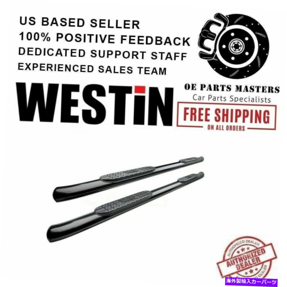 Nerf Bar ウェスティン4 "17-18日産Titan Pro Traxx Oval nerf barにコーティングされたブラックパウダー Westin 4"Black Powder Coated For 17-18 Nissan Titan PRO TRAXX Oval Nerf Bars【並行輸入品】｜Us Custom Parts Shop USDM
