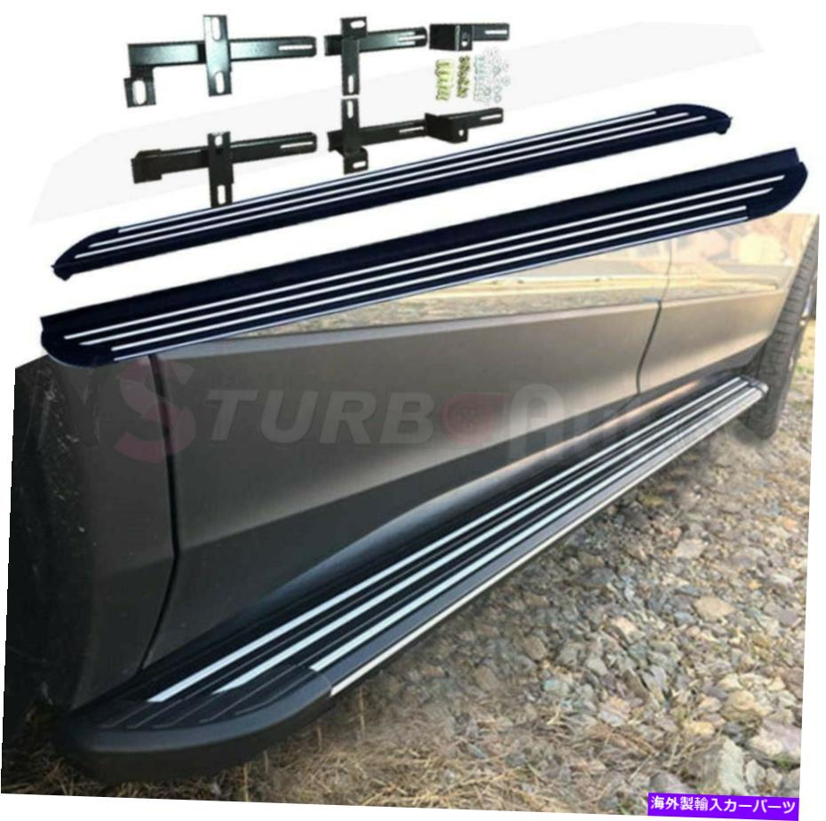 Nerf Bar 2PCSアルミニウムドアサイドステップランニングボードNERFバーフィットAcura MDX 2014-2019 2Pcs Aluminum Door Side Step Running Board Nerf Bar Fits for Acura MDX 2014-2019【並行輸入品】