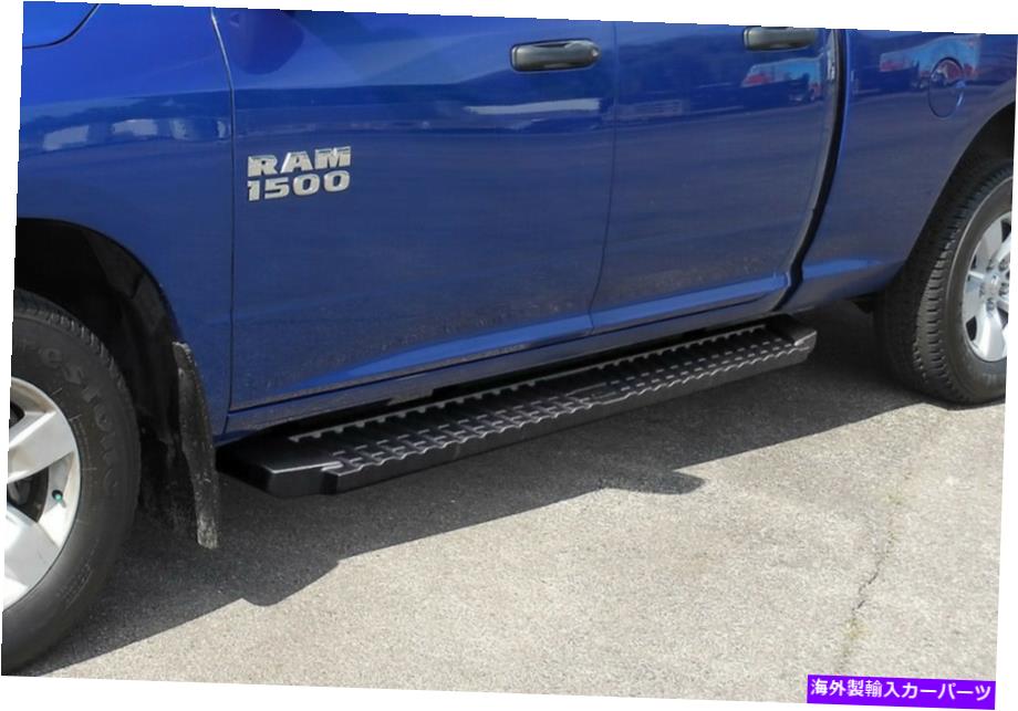 Nerf Bar ブラックステップナーフバーフィット09-18ダッジラム1500クアッドキャブ Black Step Nerf Bars Fit 09-18 Dodge Ram 1500 Quad Cab【並行輸入品】