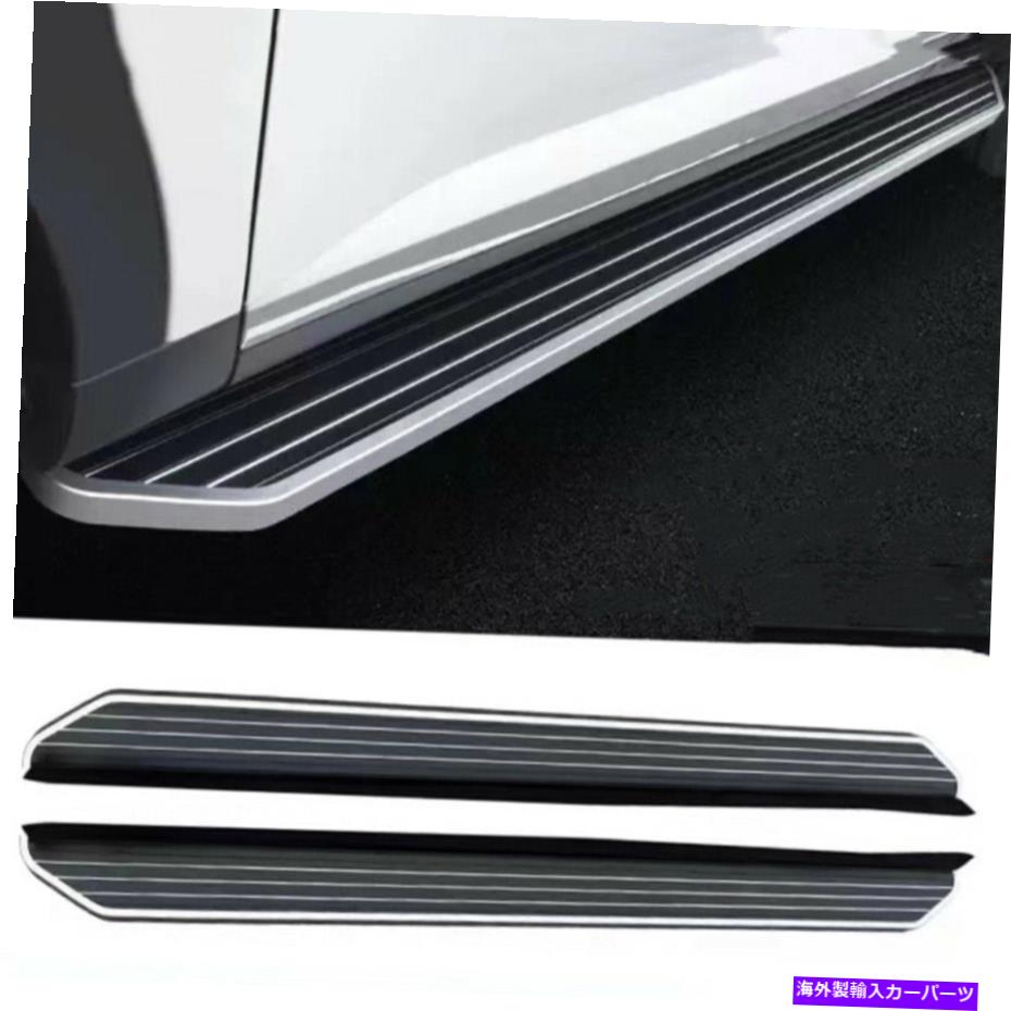 Nerf Bar フォードエスケープ2020-2022固定ドアサイドステップランニングボードnerfバーに適合 2Pcs Fits for Ford Escape 2020-2022 Fixed Door Side Step Running Board Nerf Bar【並行輸入品】