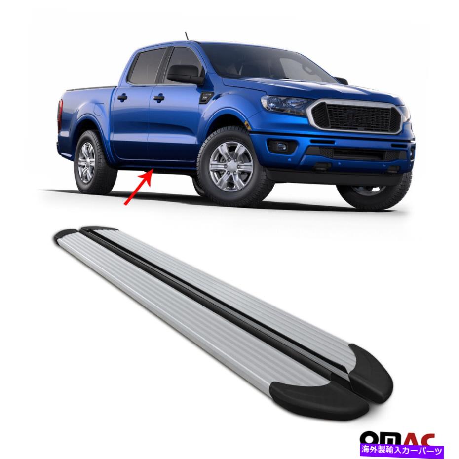 Nerf Bar フォードレンジャーのランニングボードNERFバー2016-2022サイドステップアルミニウム2 PCS Running Boards Nerf Bars For Ford Ranger 2016-2022 Side Steps Aluminum 2 Pcs【並行輸入品】｜Us Custom Parts Shop USDM