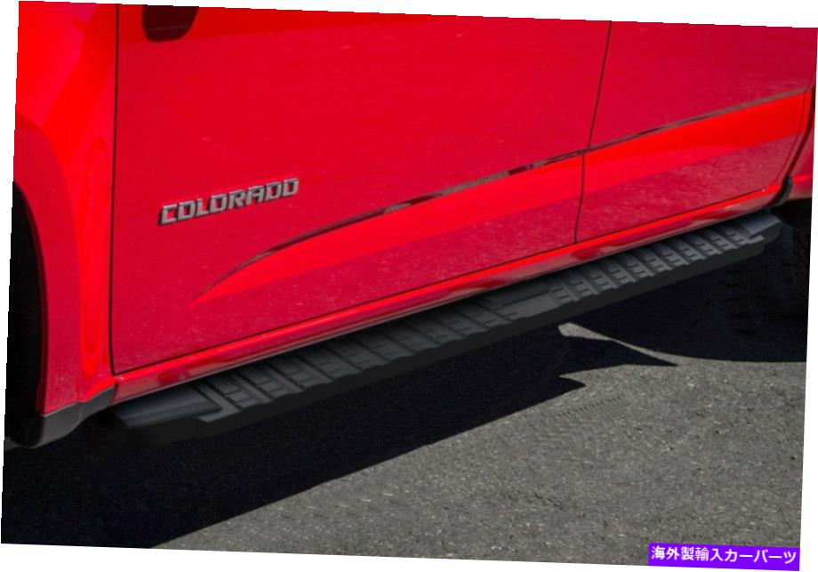 Nerf Bar ブラックステップナーフバーフィット15-22シボレーコロラドGMCキャニオンクルーキャブ Black Step Nerf Bars Fit 15-22 Chevy Colorado GMC Canyon Crew Cab【並行輸入品】｜Us Custom Parts Shop USDM