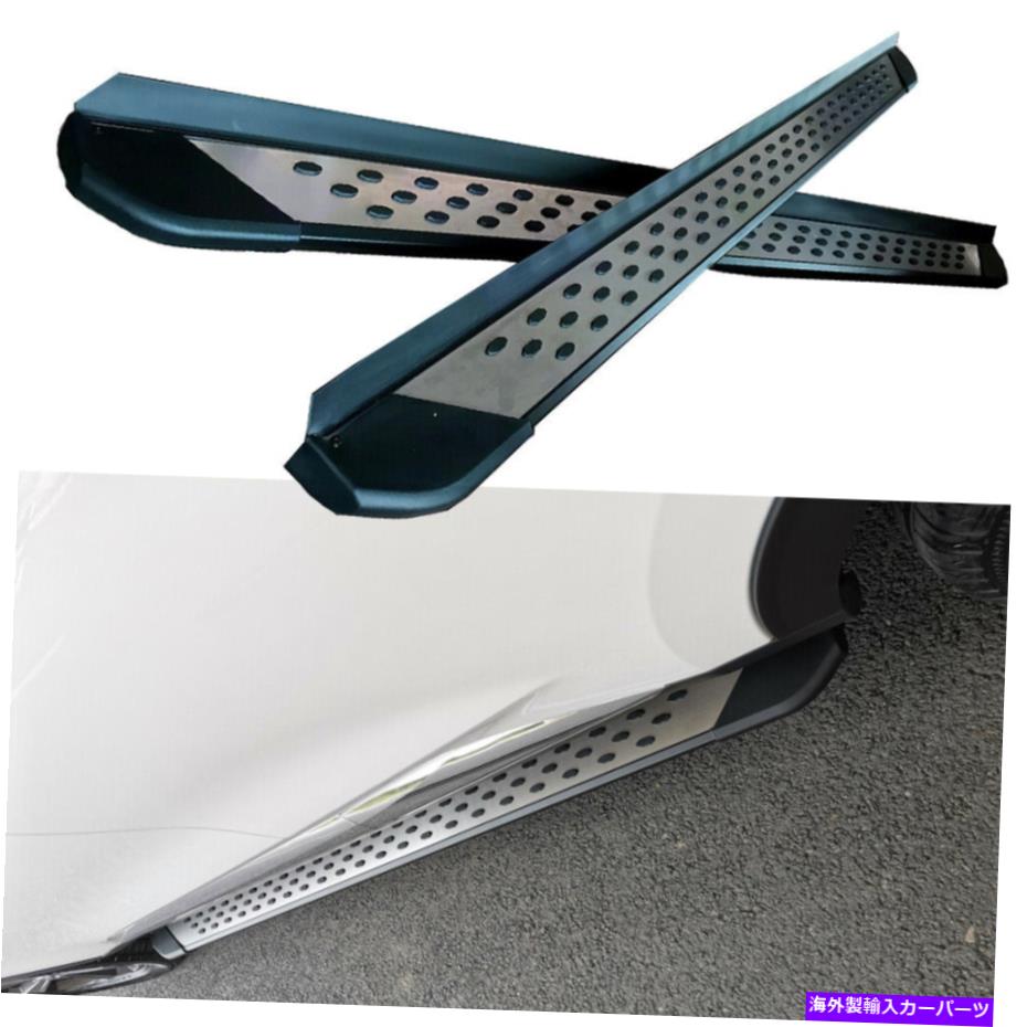 Nerf Bar ランニングボードサイドステップナーフバーは日産に適合 Running Boards Side Step Nerf Bars fits for Nissan All New Rogue X-Trail 2022【並行輸入品】