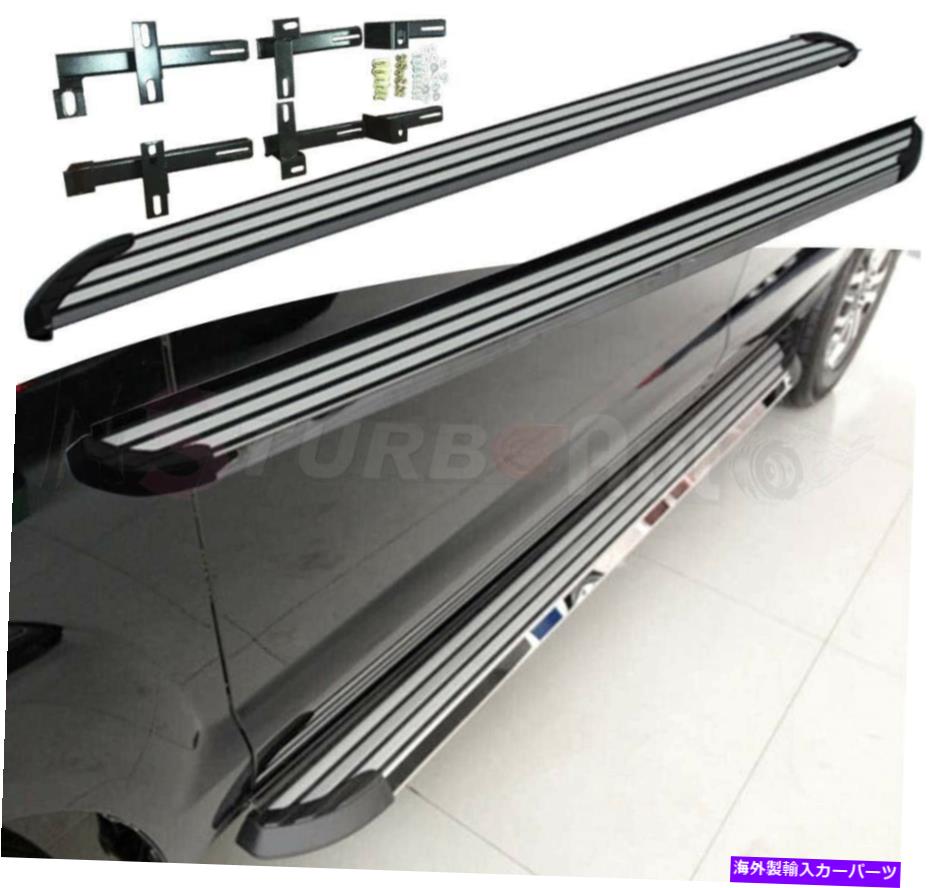 Nerf Bar 2PCSアルミニウムドアサイドステップランニングボードNERFバーフィットAcura MDX 2014-2019 2Pcs Aluminum Door Side Step Running Board Nerf Bar Fits for Acura MDX 2014-2019【並行輸入品】