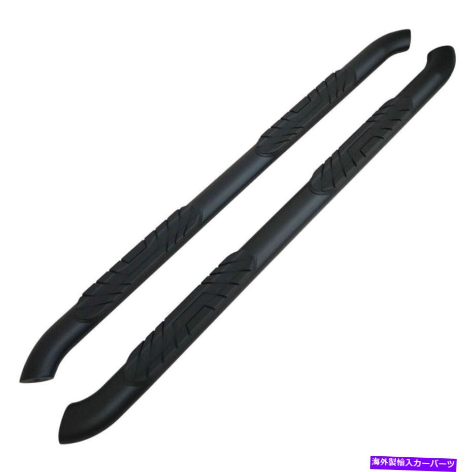 Nerf Bar 05-19タコマクルーキャブのためのブラックチタン4インチ楕円形の曲がったベントステップナーフバー Black Titanium 4in Oval Bent w/Step Pads Step Nerf Bar for 05-19 Tacoma Crew Cab【並行輸入品】 125,455円