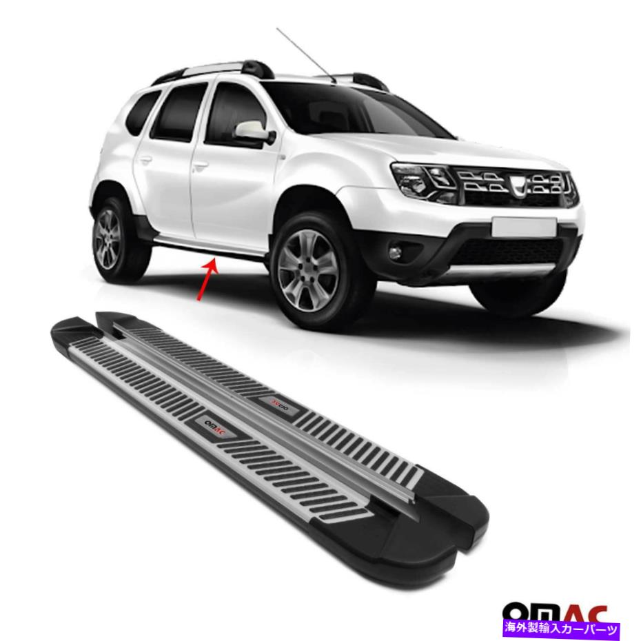Nerf Bar サイドステップランニングボードnerf bars alu。 2個のPC。 Dacia Duster 2010-2018に適しています Side Step Running Boards Nerf Bars Alu. 2 Pcs. Fits For Dacia Duster 2010-2018【並行輸入品】|Us Custom Parts Shop USDM