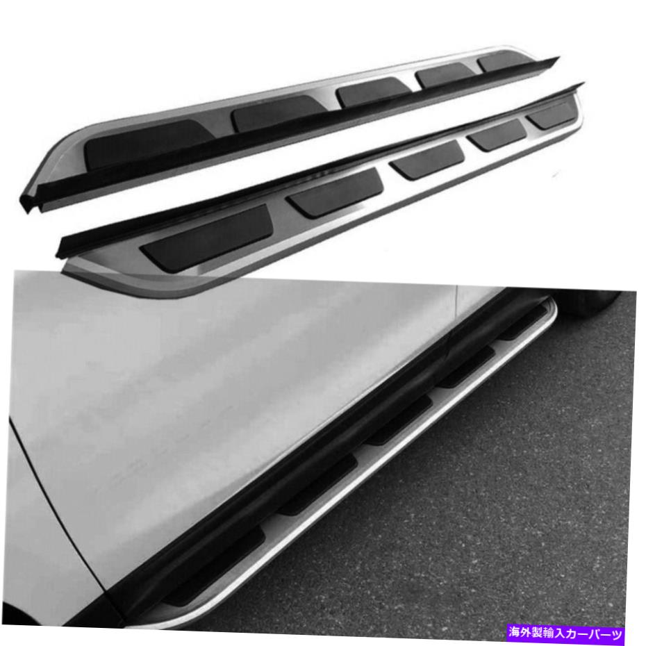 Nerf Bar ビュイックエンコールGX 2020 2021ドアサイドステップランニングボードNERFバーに適した2PC 2Pcs Fit for Buick Encore GX 2020 2021 Door Side Step Running Board Nerf Bar【並行輸入品】