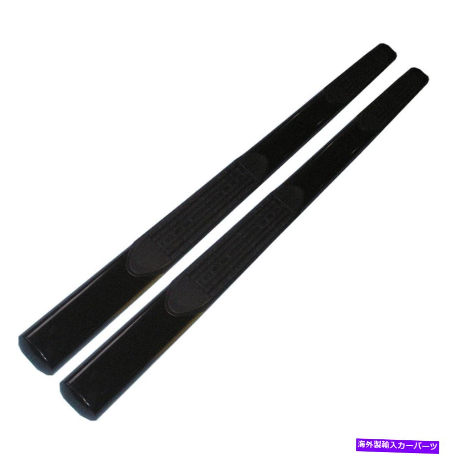 Nerf Bar ブラック4インチストレートw/2パッドステップナーフバー2004-2008 F-150拡張キャブ Black 4in Oval Straight w/2 Pads Step Nerf Bar for 2004-2008 F-150 Extended Cab【並行輸入品】|Us Custom Parts Shop USDM