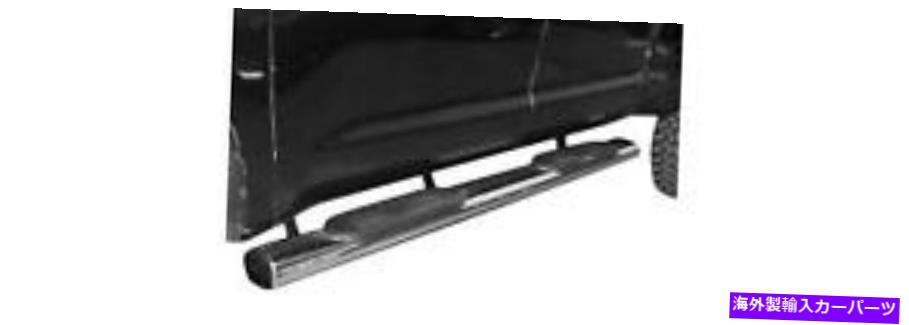 Nerf Bar Value Brand Ty602s nerf bar with Step Pads 6インチ楕円形のストレート磨き Value Brand TY602S Nerf Bar With Step Pads 6 Inch Oval Straight Polished【並行輸入品】