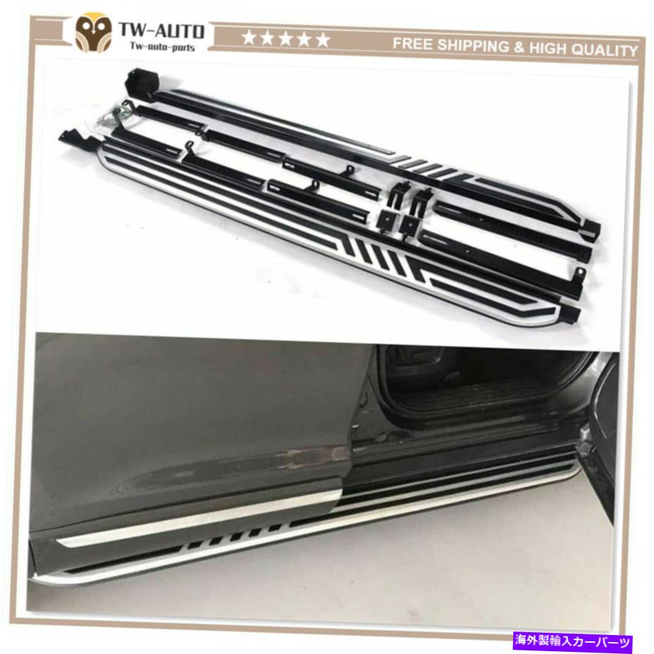 Nerf Bar マツダCX-9 CX9 2017-2020ランニングボードNERFバーに合わせて固定ドアサイドステップフィット Fixed Door Side Step Fit for Mazda CX-9 CX9 2017-2020 Running Board Nerf Bars【並行輸入品】