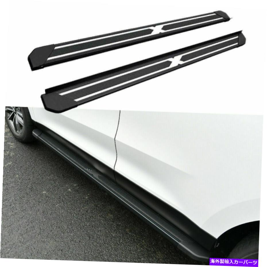 Nerf Bar リンカーンアビエーター2020 2021 2022ランニングボードNERFバーサイドステップに適している2PCS 2Pcs Fits for Lincoln Aviator 2020 2021 2022 Running Board Nerf Bar Side Step【並行輸入品】|Us Custom Parts Shop USDM