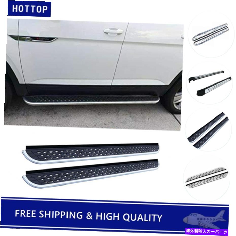 Nerf Bar 2019-2023に適したランニングボードサイドステップNERFバーフィット Fixed Running Board Side Step Nerf Bar Fit for 2019-2023 Toyota RAV4 RAV 4【並行輸入品】
