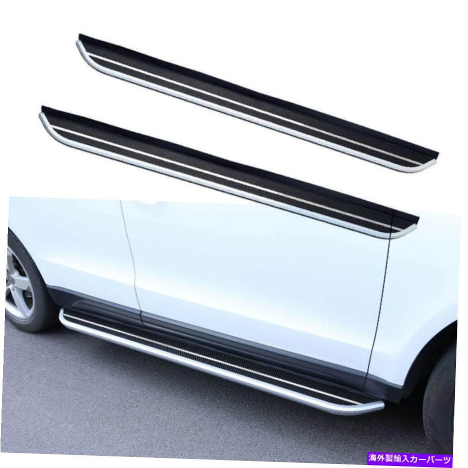 Nerf Bar 2PCSランニングボードNERFバーサイドステップフィットヒュンダイパリセード2019 2020 2021 2Pcs Running Board Nerf Bars Side Steps Fits for Hyundai Palisade 2019 2020 2021【並行輸入品】