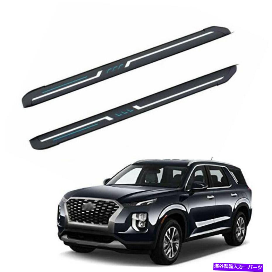 Nerf Bar ヒュンダイパリセード2020 2021 2022ドアサイドステップランニングボードnerf bar Fits for Hyundai Palisade 2020 2021 2022 Door Side Step Running Boards Nerf Bar【並行輸入品】|Us Custom Parts Shop USDM